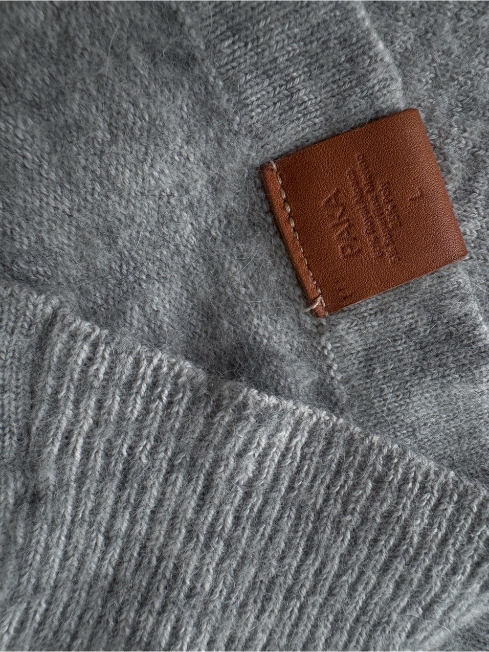 PAKA The Hoodie Royal Alpaca Sweater in Light Grey - Picture 11 of 14